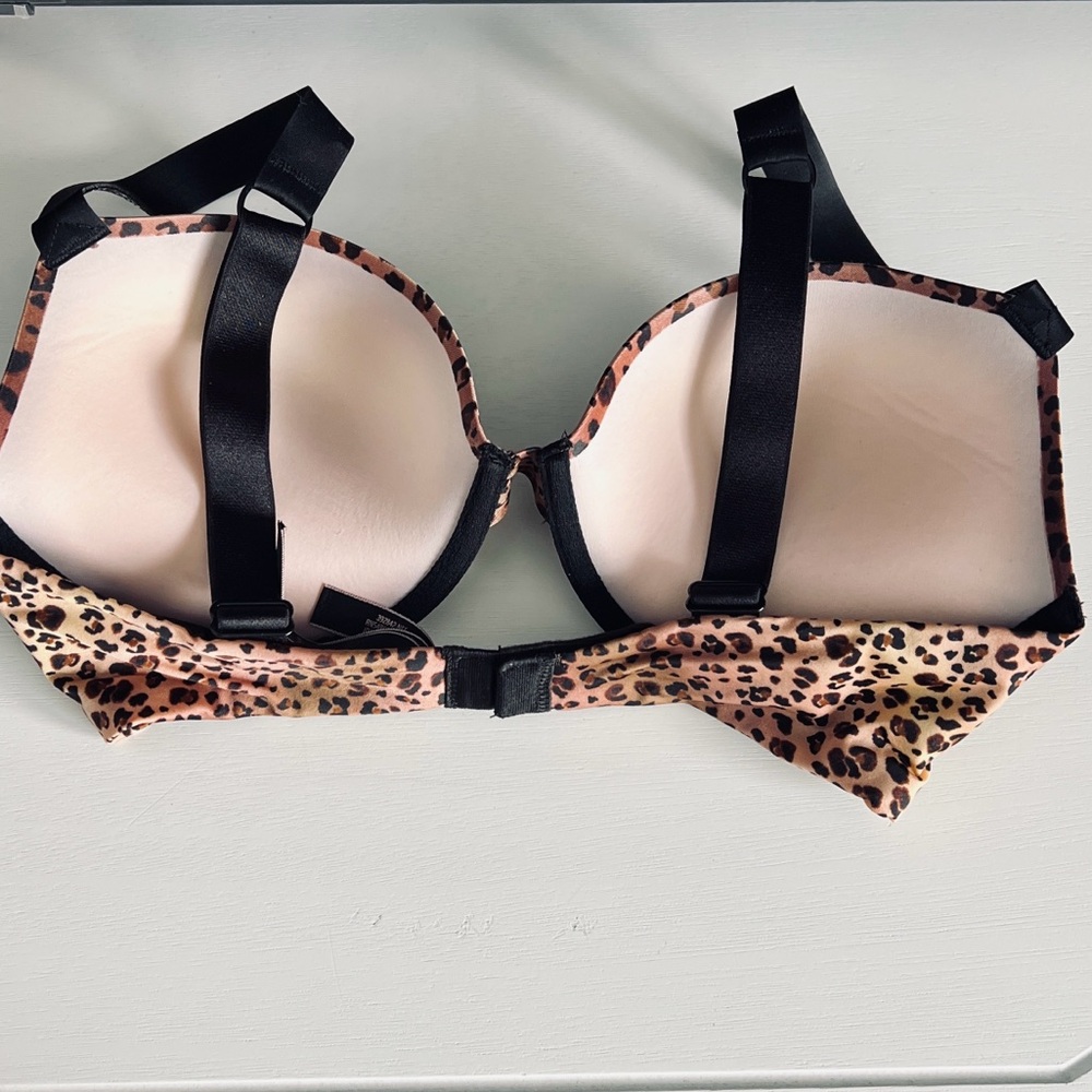Victoria secret animal print very sexy push up bra size 32D NEW - Picture 6 of 7
